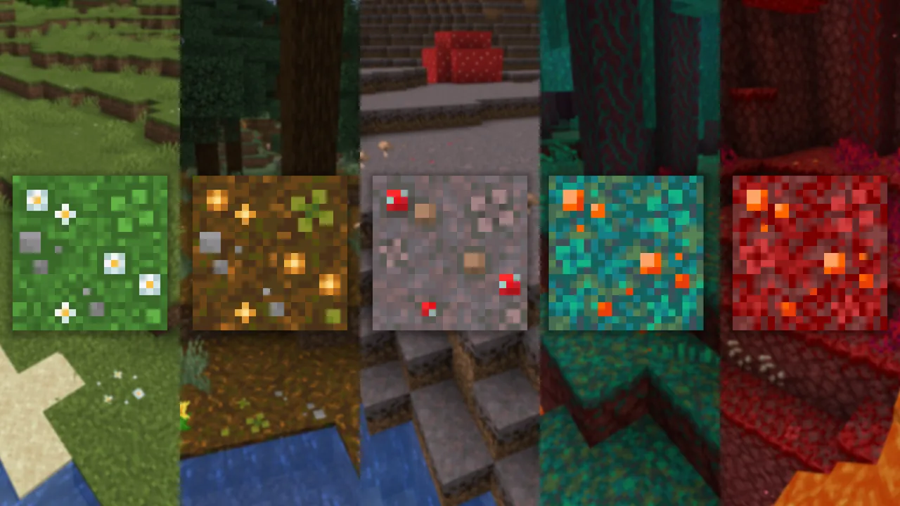 Simple Grass Flowers для Minecraft 1.16.5