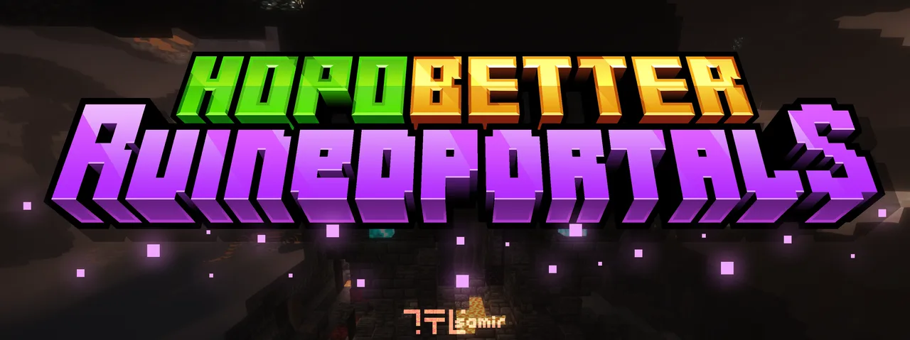 Hopo Better Ruined Portals — дата-пак для Minecraft 1.16.5