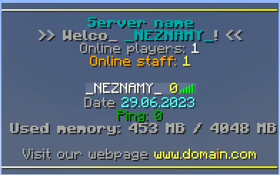 TAB — плагин для Minecraft 1.18.2