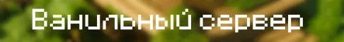 Ванильный сервер — сервер Minecraft