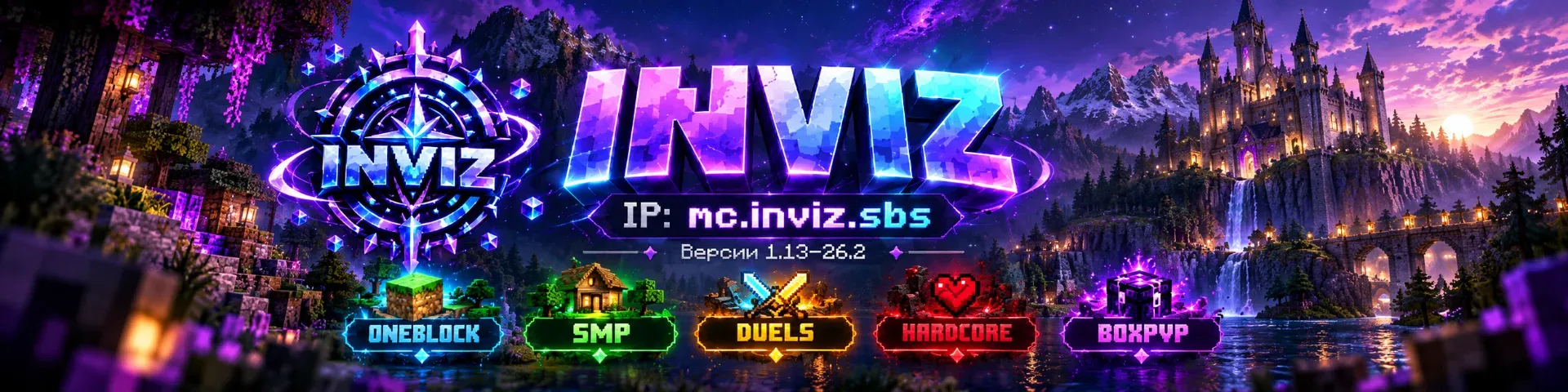 INVIZ — сервер Minecraft