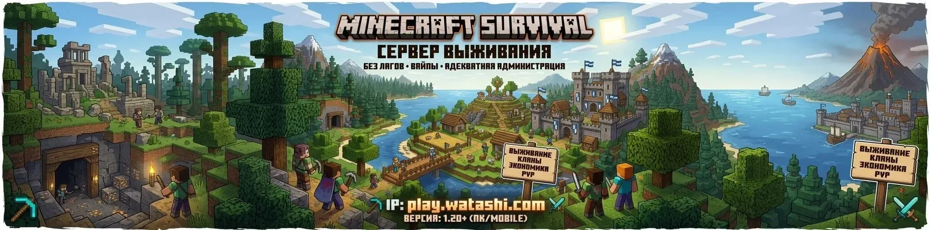ванилка — сервер Minecraft