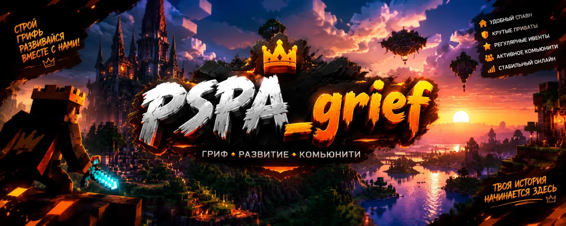 PSPA_grief — сервер Minecraft