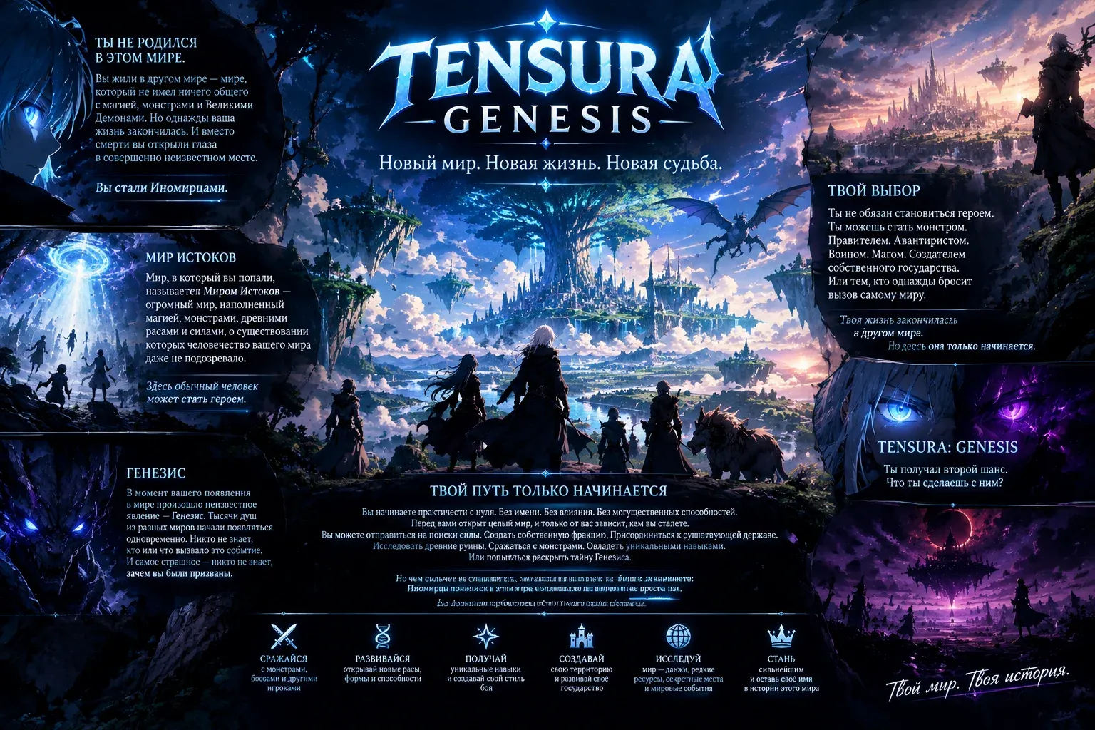 TENSURA: GENESIS — сервер Minecraft
