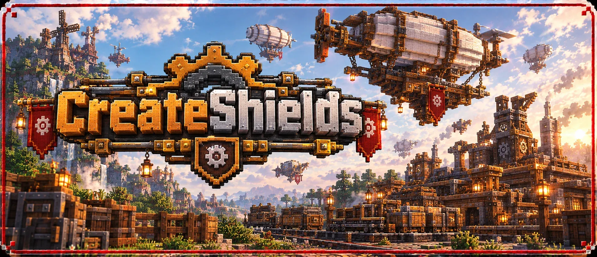 Create shields — сервер Minecraft