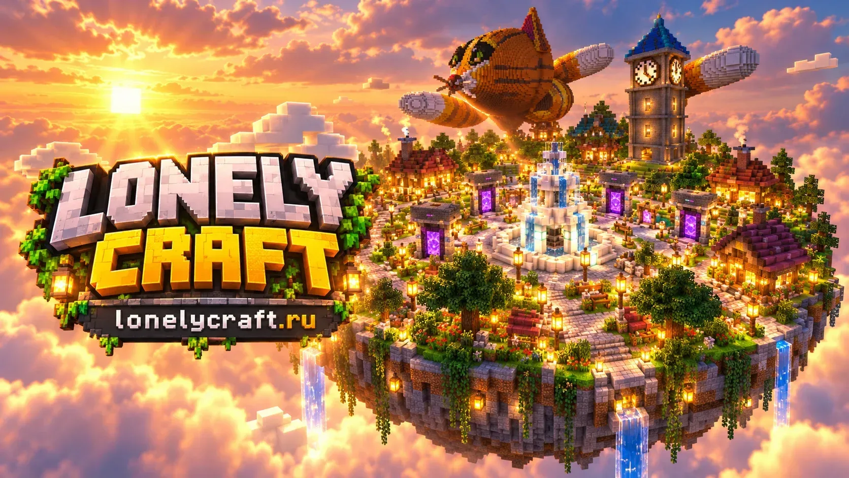LonelyCraft — Мини-игры, Выживание, SkyBlock | Java + Bedrock — сервер Minecraft