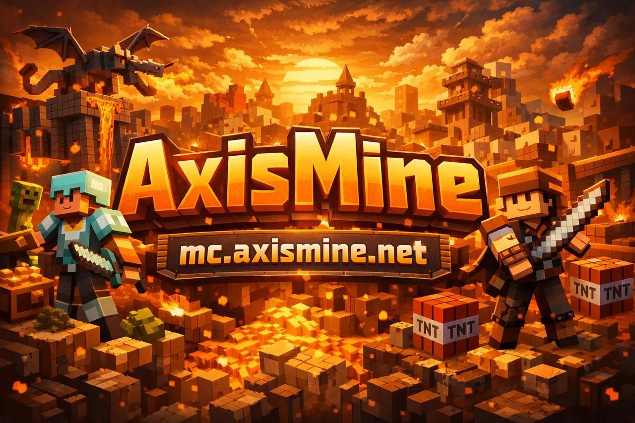 AxisMine.net | Ванилла+ и Анархия — сервер Minecraft