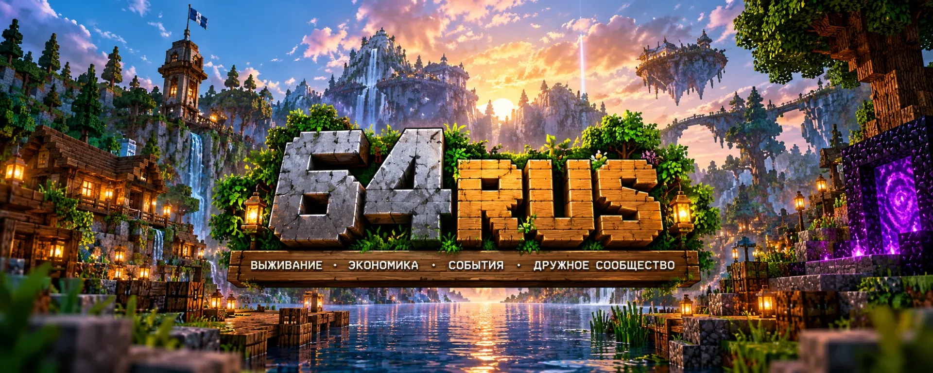 64RUS — сервер Minecraft