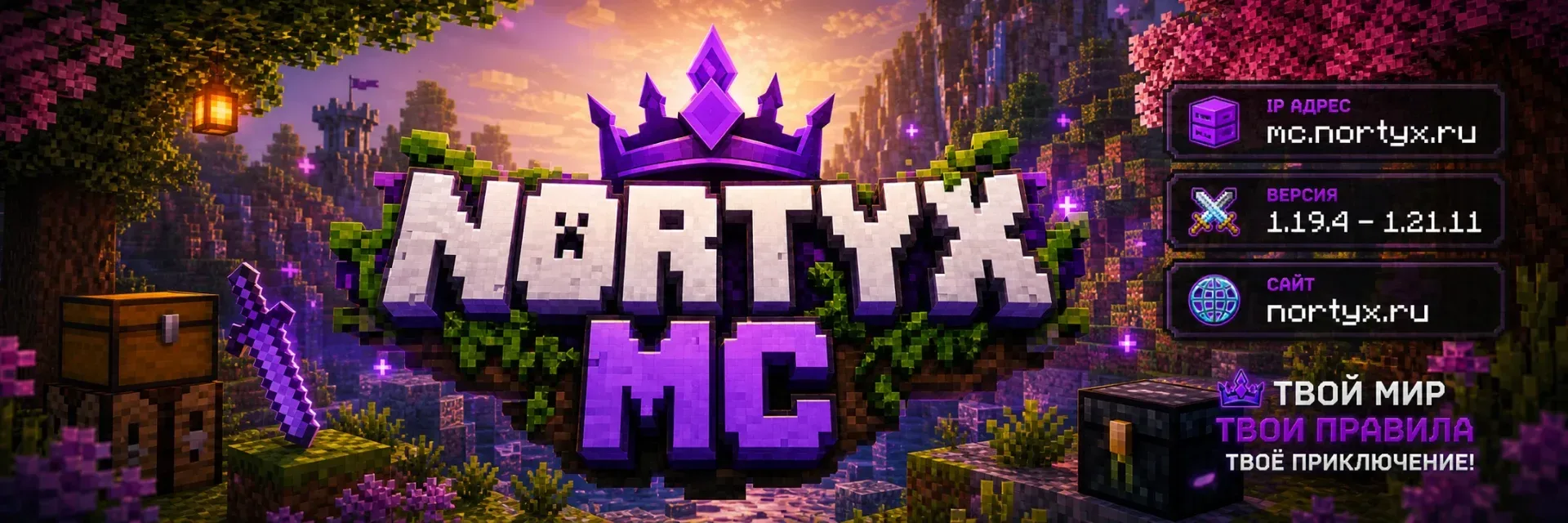 NortyxMC — сервер Minecraft