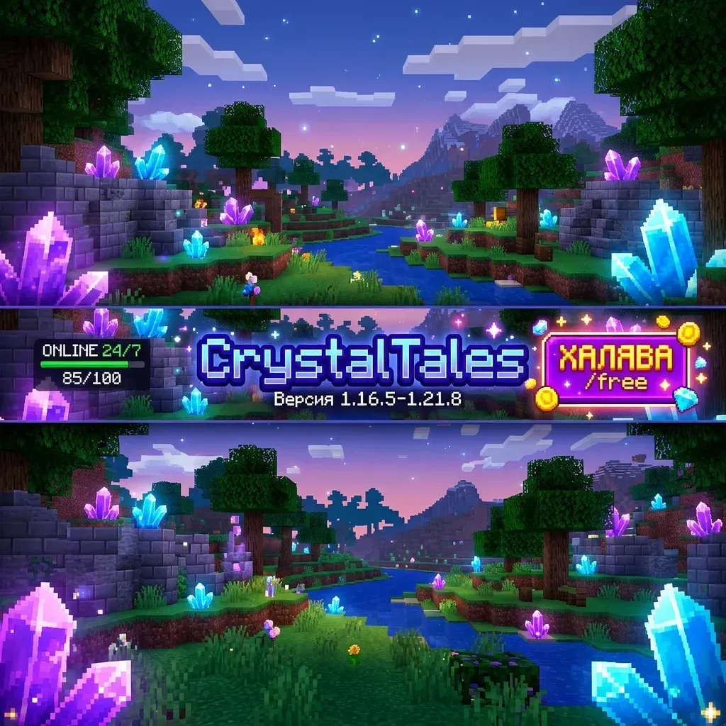 СrystalTales — сервер Minecraft